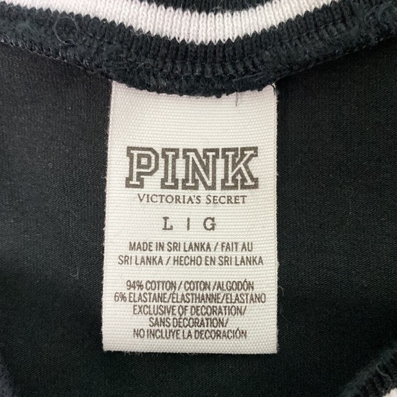 PINK Victoria’s Secret Black Skater Style Dress  Size Large - Picture 11 of 12